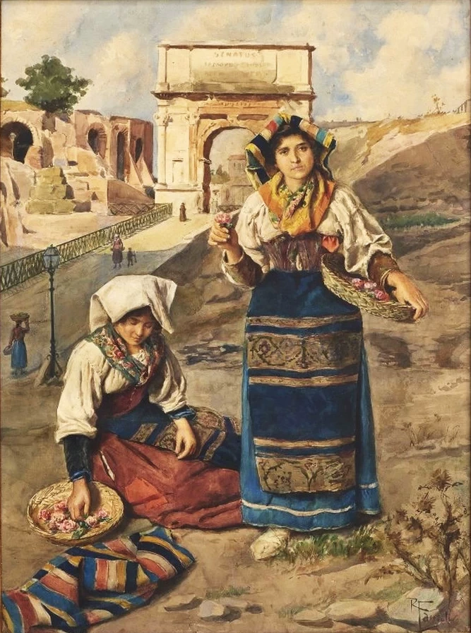 La raccolta delle rose